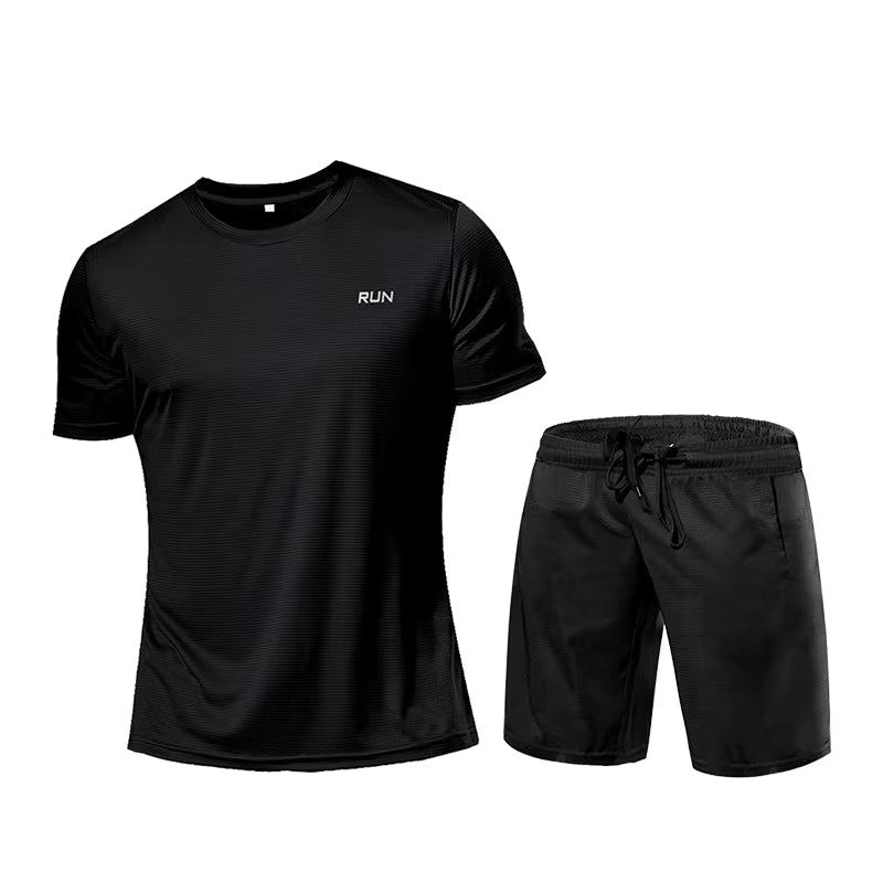 Ropa deportiva para hombre, chándal, ropa de compresión para gimnasio, conjunto para correr, ropa deportiva, camisetas, ropa deportiva para hombre, camisetas