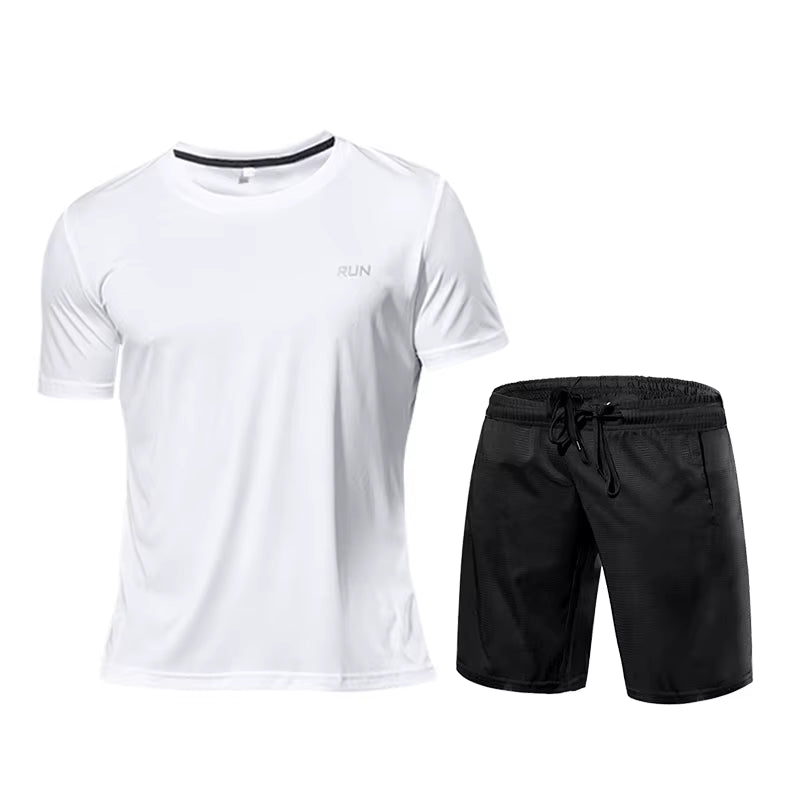 Ropa deportiva para hombre, chándal, ropa de compresión para gimnasio, conjunto para correr, ropa deportiva, camisetas, ropa deportiva para hombre, camisetas