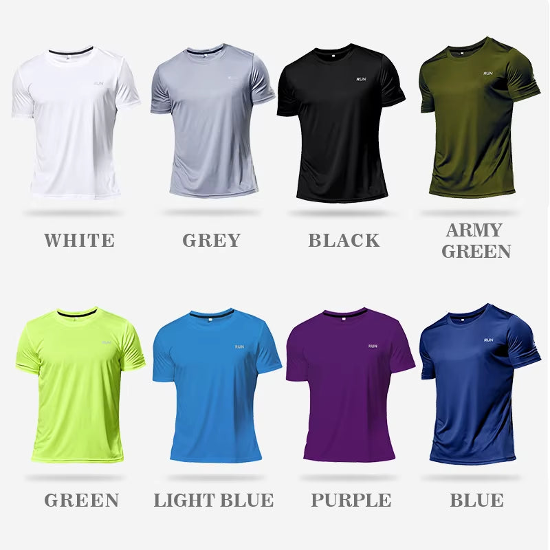 Ropa deportiva para hombre, chándal, ropa de compresión para gimnasio, conjunto para correr, ropa deportiva, camisetas, ropa deportiva para hombre, camisetas