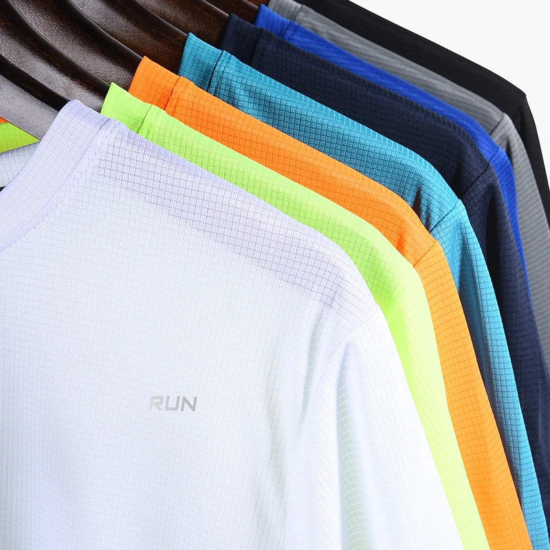 Ropa deportiva para hombre, chándal, ropa de compresión para gimnasio, conjunto para correr, ropa deportiva, camisetas, ropa deportiva para hombre, camisetas