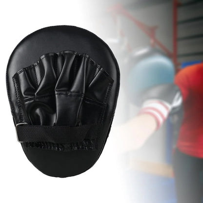 Almohadilla de entrenamiento para boxeo, curva, con enfoque, para golpear, color negro