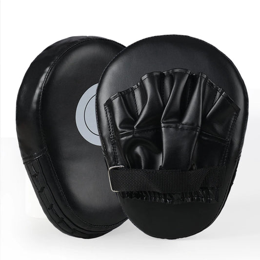 Almohadilla de entrenamiento para boxeo, curva, con enfoque, para golpear, color negro